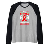 Hey Stroke You Picked The Wrong One Stroke Awareness Raglan Baseball Tee