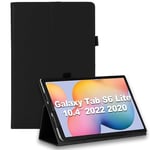 Smart Flip Case For Samsung Galaxy Tab S6 Lite 2024/ Tab S6 Lite 2020 / S6 Lite 2022 10.4"-inch PU Leather Multi-Angle Stand Flip Cover with Pencil Holder for Galaxy Tab S6 lite (Black)