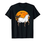 Horse Sheet Ghost | Equestrian Horse Rider Farmer Halloween T-Shirt