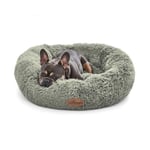 Silentnight Lit apaisant en Forme de Donut pour Chien et Chat – Lit apaisant en Forme de Donut pour Chien et Chat – Doux et Moelleux – Facile à Nettoyer – Lavable en Machine – 85 cm – Vert Sauge