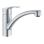 Mitigeur évier monocommande EUROSMART bec bas chromé GROHE PROFESSIONAL 32221003