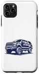 Coque pour iPhone 11 Pro Max #snirt Coque de protection à capuche pour véhicule tout-terrain Motif SUV