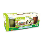 PLANÈTE PLANTE - 6 Pots Biodegradables et Graines À Planter - Silence ça pouse - 170026SP - Bambou - Jardin - Nature - Plante - Fleurs - Jeu pour Enfant - À Partir de 3 Ans