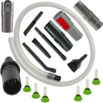 Micro Car Valet PC Desk Mini Cleaning Tool Kit for DYSON Vacuum + 6 Fresheners