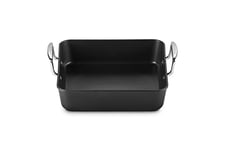 Le Creuset Toughened Non-Stick 26cm Square Roaster, 52106260010101, Black