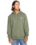 Quiksilver Pull en Polaire Basic Hoodie Young Homme Vert XXL