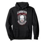 Terrifying Clown Face Killer Clown Costume Horror Vibes Pullover Hoodie