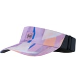 Buff Adults Solid Go Elasticated Adjustable Running Cap Visor - Shane Lilac - SM