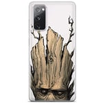 ERT GROUP Coque de téléphone Portable pour Samsung S20 FE / S20 FE 5G Original et sous Licence Officielle Marvel Motif Groot 002 Parfaitement adapté à la Forme du téléphone Portable, partiel imprimé