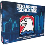 HeidelBÄR Games Le Serpent à sonnettes (Escape from New York) - Jeu de société de Film culte - Jeu de connaisseurs - Allemand - 1-4 Joueurs - À partir de 13 Ans (United States Police Force -