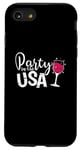 iPhone SE (2020) / 7 / 8 Party in the USA with Wine Case