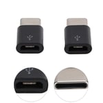 2x Micro USB To TypeC OTG Adapter Syncing Data Transfer And Charging Adapter Con