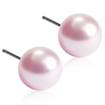 Blomdahl Örhängen NT Pearl 8 mm Light Rose 1 par