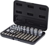 KS TOOLS 911.4301-1 Coffret de douilles et d'embouts KS, 30 pièces - 14 Torx 30 mm + 75 mm