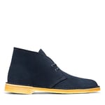 Clarks Homme Desert Boots, Bleu (Midnight), 41.5 EU