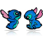 Stitch örhängen Anime tecknad Stitch örhängen Ohana betyder familj Stitch Lilo smycken presenter till kvinna flicka