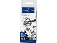 Faber-Castell Pióro Kreślarskie Pitt Artist Pen Mangaka 6 Szt