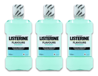 Listerine Spearmint Mouthwash 500ml X 3