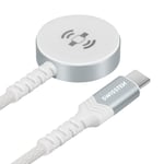 Swissten Magnetic Charger for Apple Watch USB-C Connector Cable 1.2m, White