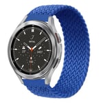 (20 MM Atlantin sininen) Punottu solo silmukkahihna Samsung Galaxy Watch 4 Classic 46 mm 42 mm älykello rannekoru Galaxy Watch Active 2 ranneke 44 mm 40 mm - kellon rannekkeet