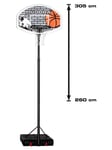 Hudora Basketball Stand Pro XXL