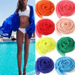 Sexy Beach Cover Up Women's Sarong Summer Bikini Cover-ups Wrap Khaki