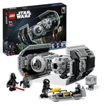 LEGO Star Wars Le Bombardier TIE - Kit de Maquette à Construire de Vaisseau avec Figurine de Droïde Gonk et Minifigurine Dark Vador -Set à Collectionner - Idée Cadeau pour Garçons et Filles 75347