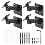 Swivel Hand Rail Brackets Adjustable Square Hand Rail Brackets (4 PCS)