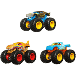 Hot Wheels Monster Trucks 1:64 Colour Shifters 3-Pack of Toy Trucks(Box Damaged)