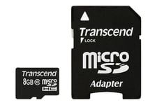 Transcend Premium - flashhukommelseskort - 8 GB - microSDHC