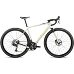 Gravel-pyörä Orbea Terra M20team Ivory White-Spicy Lime Gloss xl