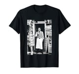 Open All Hours David Jason Black & White By Allan Ballard T-Shirt