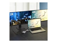 J5create Jca365 - Video Adapter - 24 Pin Usb-C Hann Til Hdmi Hunn - 20 Cm - Sølv - 4K 30Hz Støtte, 2K 60Hz Støtte