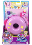 Polly Pocket Sparkle Cove Adventure Unicorn Floatie Compact Playset Toy New Box