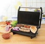 Panini Press, 2 Slice Toasted Sandwich Maker And Multi Use Health Grill 700W New