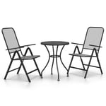 Mobilier à dîner salon de jardin 3 pièces maille métal anthracite 02_0014753