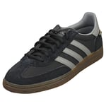 adidas Handball Spezial Mens Black Grey Casual Trainers - 12 UK