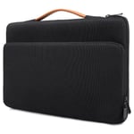 Sacoche de Protection et Transport Double poche (S-Noir) pour ordinateur Portable Asus Chromebook 11.6