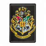 Plaque Métallique 3D Harry Potter - Blason Poudlard