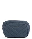 Lancaster Canvas Matelassé Sac banane bleu foncé