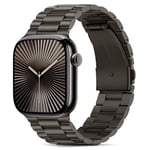 Tasikar Compatible avec Bracelet Apple Watch 49mm 46mm 45mm 44mm 42mm Premium Métal Acier Inoxydable Bracelet Compatible avec Apple Watch SE 2 SE Séries 10 9 8 7 6 5 4 3 2 1, Graphite