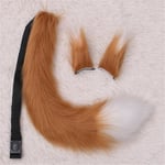 Wolf Fox Tail Clip Öron Set Halloween Christmas Fancy Party Kostym Leksaker Present för kvinnor color 13