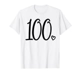 100th Birthday, For Women, One Hundred, Number 100 Years Old T-Shirt