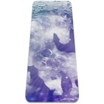 Yoga Mat - Universe galaxy flora and fauna - Extra Thick Non Slip Exercise & Fitness Mat for All Types of Yoga,Pilates & Floor Workouts