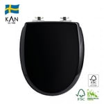 Kan 3001 Exclusive toalettsits, svart