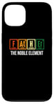 iPhone 13 Father The Noble Element Funny Retro Science Fathers Day Case