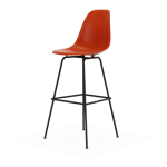 Vitra Eames Plastic Stool RE barpall High Rust orange-black