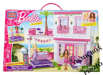 MEGA BLOKS série BARBIE figurines BEACH HOUSE figure Maison de Plage piste danse