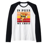 In Pizza We Crust Funny Italian Pun Pizza Crust Friday Raglan Baseball Tee