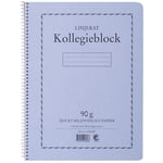 Kollegieblock A4, linjerat, 90g, 5st 5st